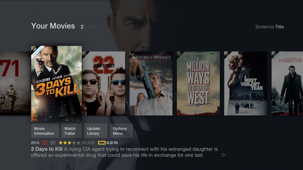 FTV Skin f&uuml;r Kodi - Filmbereich (Bild: Hitcher)